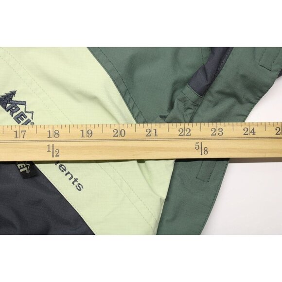 REI Elements Women's Hooded Full Zip Outdoor Jacket Multi Green Sz XS - Picture 5 of 9